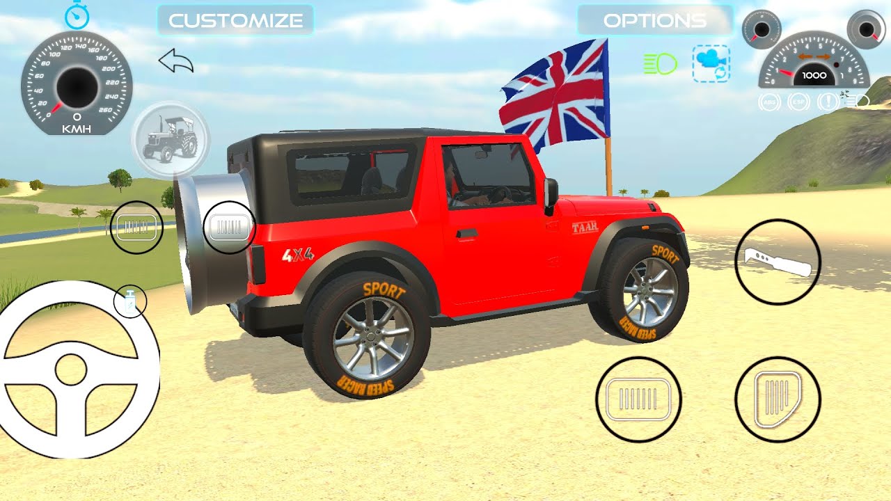 Modified New Thar 2026 🥶 [Gadi Wala Games] Indian Car Games Android Gameplay