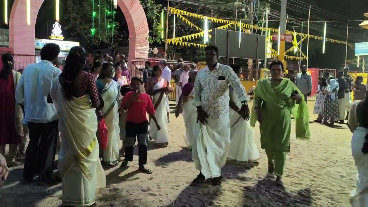 കുമ്പളങ്ങി ഇല്ലിക്കൽ ശ്രീ അർദ്ധനാരീശ്വരക്ഷേത്രത്തിലെ 24ാം മത് ശ്രീമദ് ഭാഗവത സപ്താഹ യജ്ഞം സമാപന ദിവസം