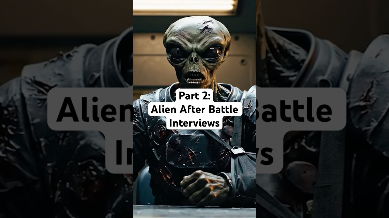 Part 2: Alien after battle interviews #humanglazing #writingprompts #aivlog #aliens