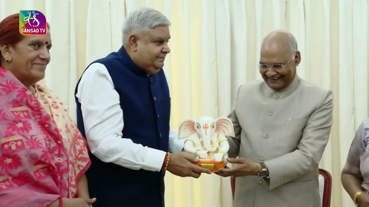 Former President Ram Nath Kovind calls on Vice President Jagdeep Dhankhar | 12 Aug, 2022