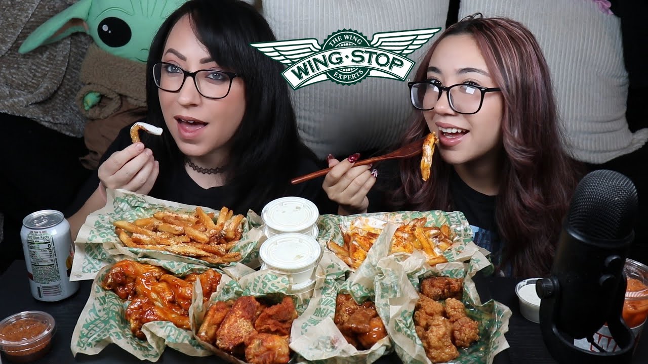 WINGSTOP MUKBANG | 20 крылышек и картофель фри по-вуду