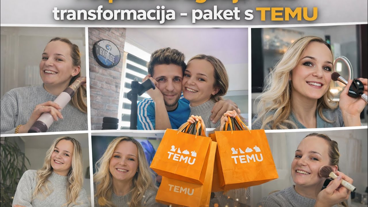 IDEM?GDJE SAM SE TO SPREMILA? POTPUNA TRANSFORMACIJA-TEMU PAKET stigao za muža-same igracke 😍