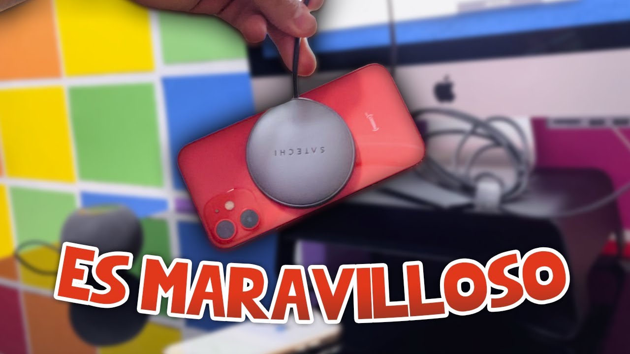 MagSafe? No Gracias! MIRA ESTE CARGADOR INALAMBRICO MAGNETICO de Satechi
