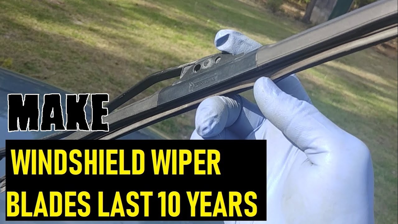 HOW TO MAKE WINDSHIELD WIPER BLADES LAST 10 YEARS. Real Money Saver!