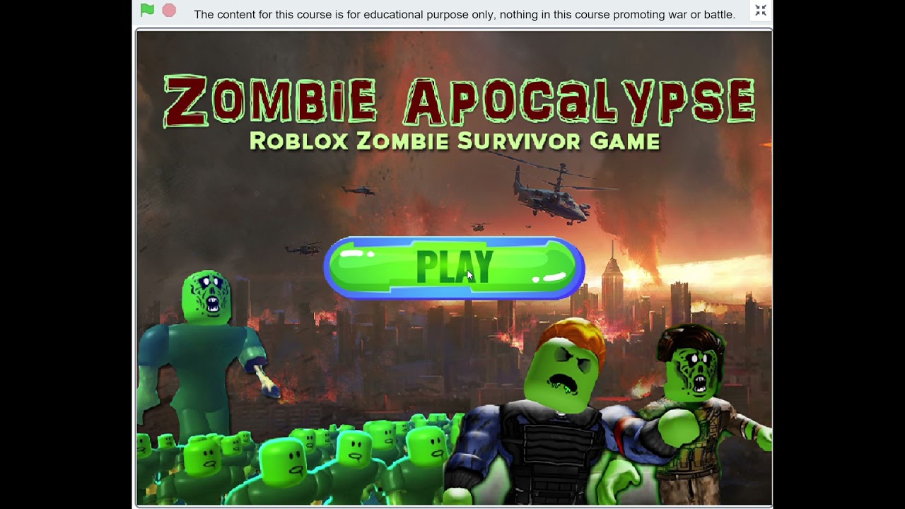 Scratch Game Coding: Beginner Workshop (Roblox Theme)