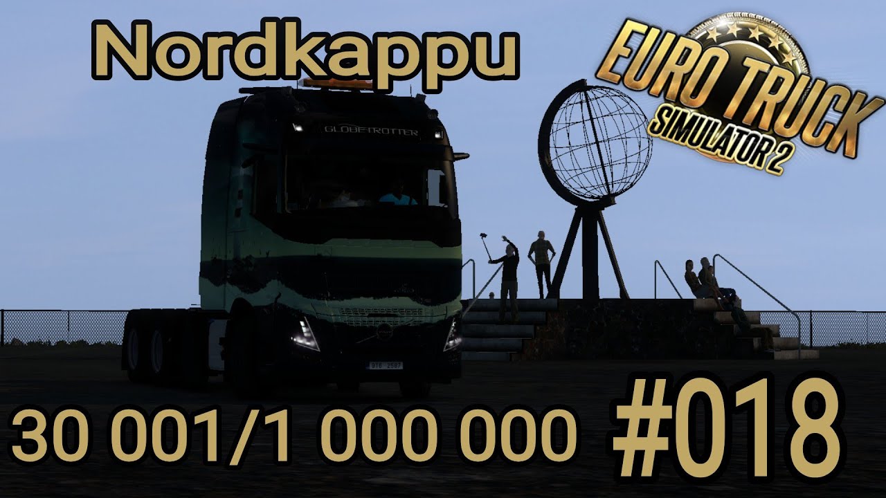Euro truck simulator 2|1.M km jedním tahače (Nordkappu) #018 