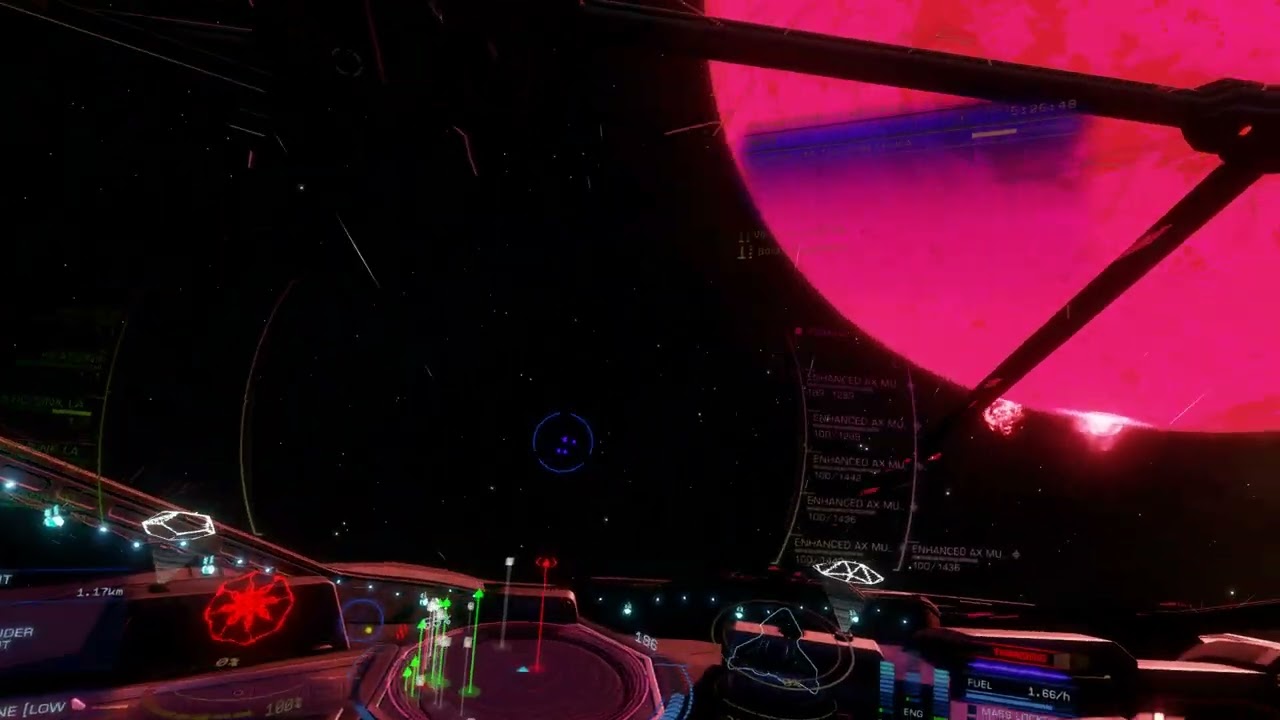 Elite Dangerous - Python Mk II against the Thargoids. Low intensity AX CZ. Almost cleared.