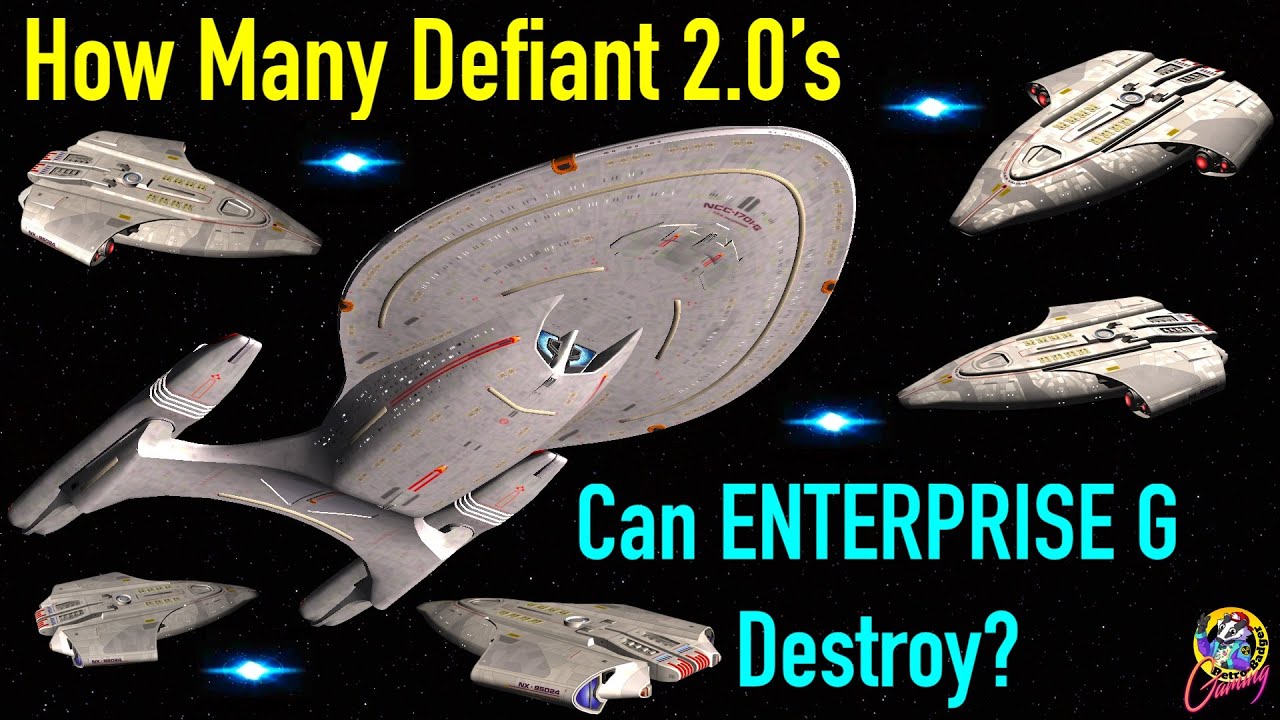 How Many Defiant 2.0's Can Enterprise G Destroy? - MVAM!  Star Trek Starship Battles