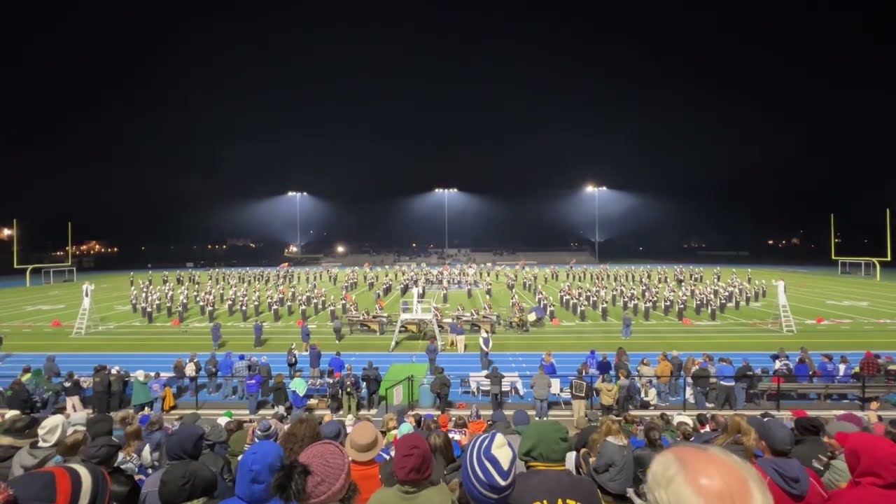 UCONN Marching Band Exhibition performance at Southington’s competition