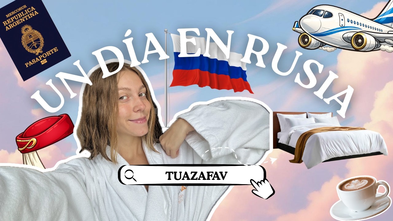 LA VIDA DE AZAFATA A VECES SE VE ASÍ. Viajé a Rusia y no salí del hotel:)