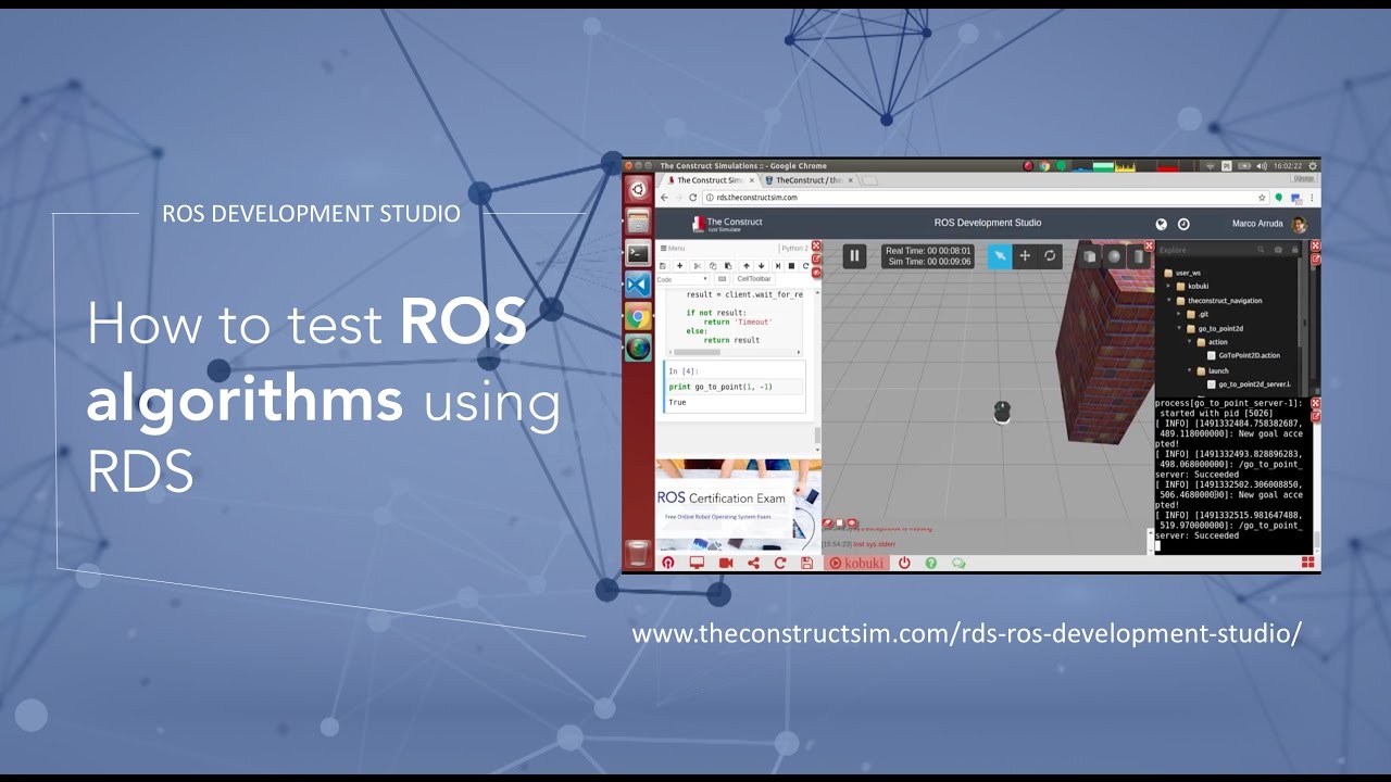 [ROS Q&A] How to test ROS algorithms using ROS Development Studio
