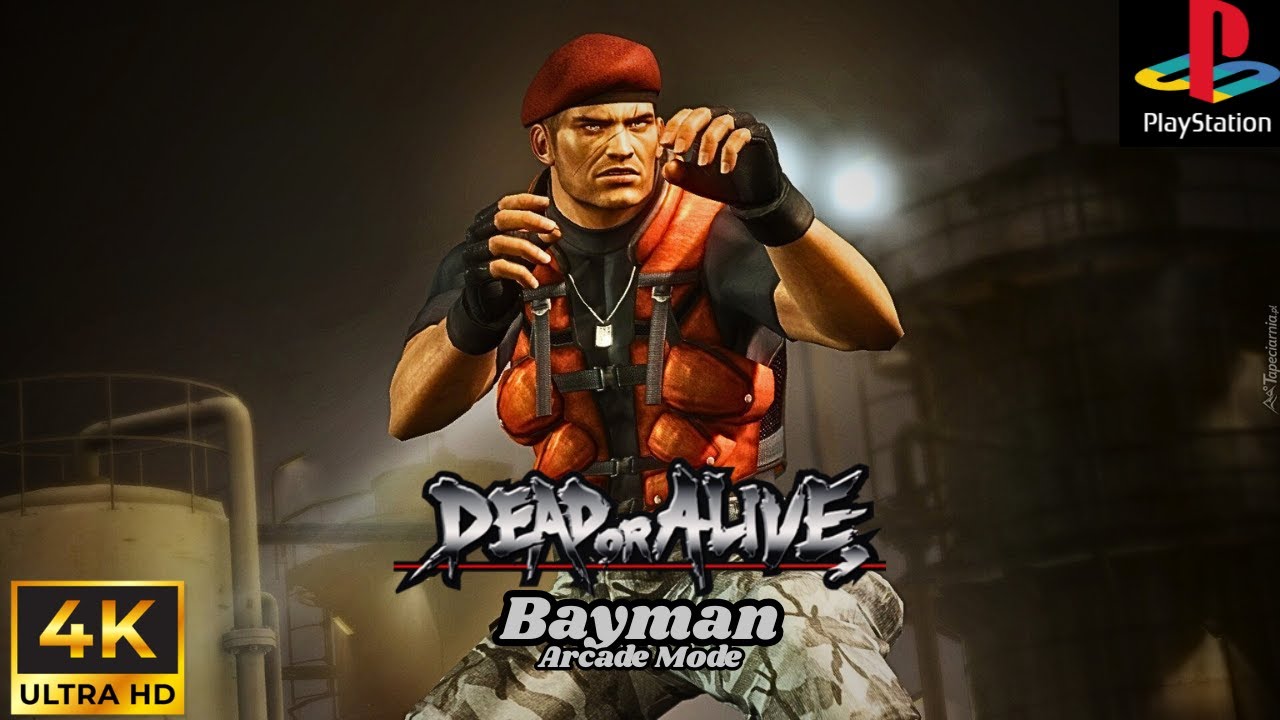 💪 Dead or Alive PS1 | Bayman Arcade Gameplay | Classic Grappler Action