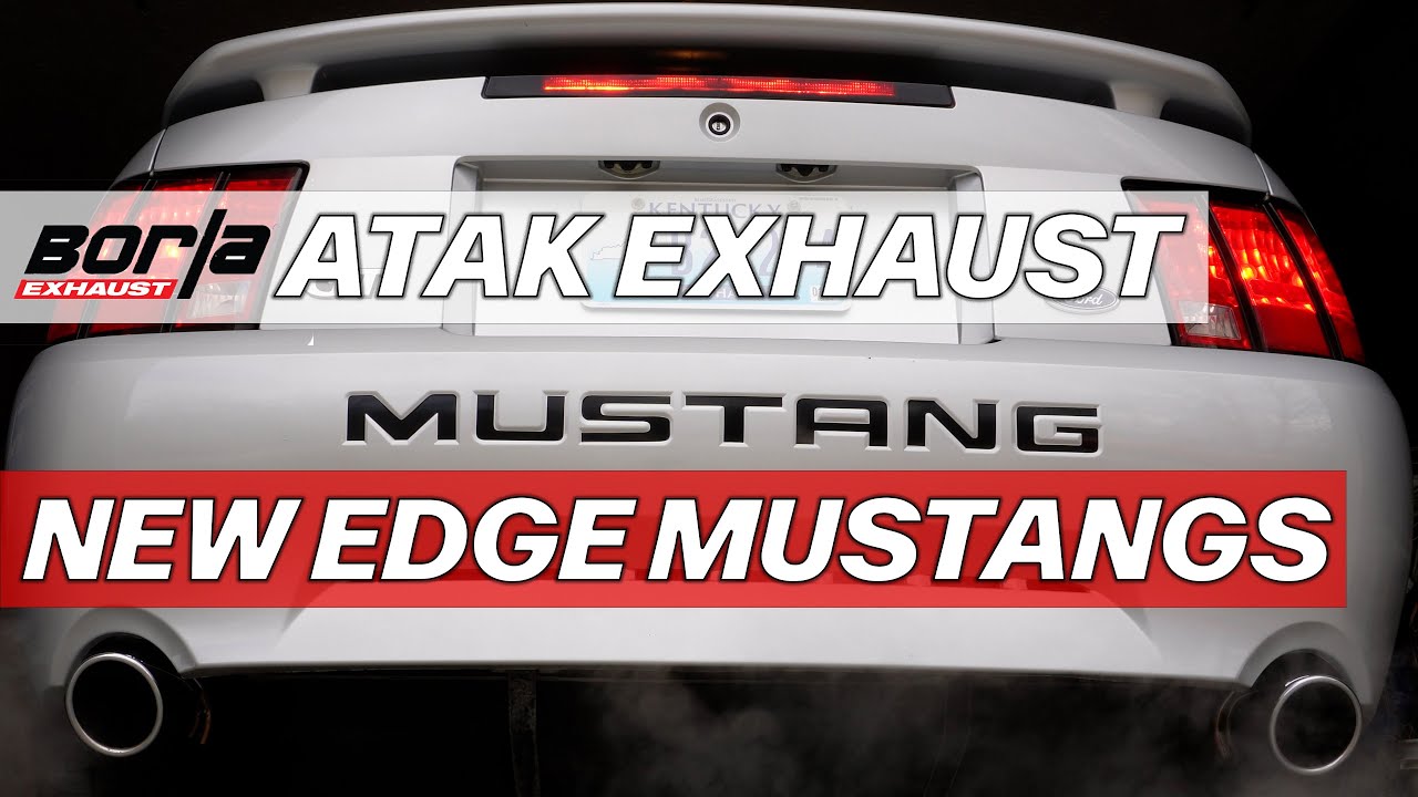 Borla ATAK Exhaust on Mustang GT New Edge