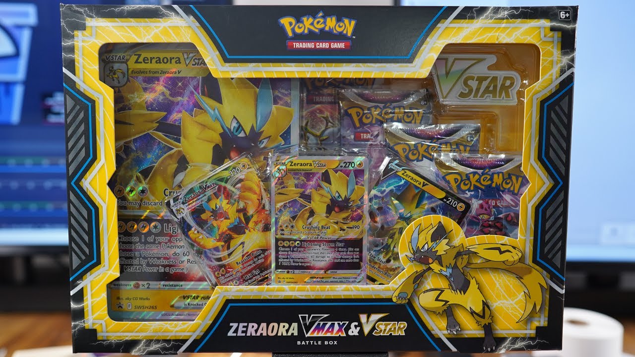 Zeraora VMax & Vstar Collection Boxes