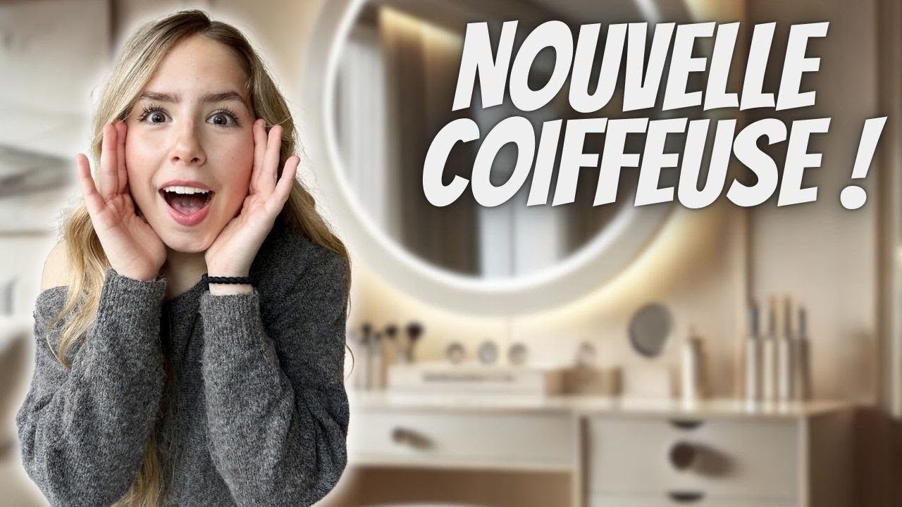 Ma Nouvelle Coiffeuse est arrivée !!!  DECORATION !