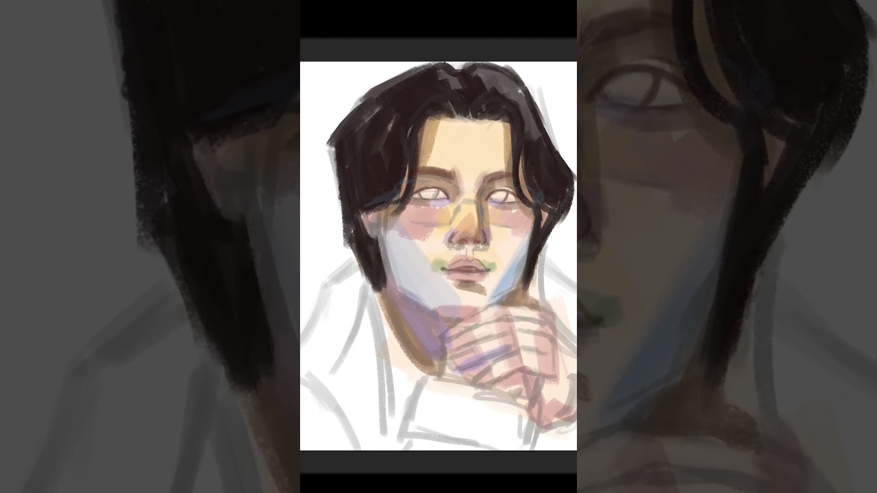 Portrait study inspired by him 😺  