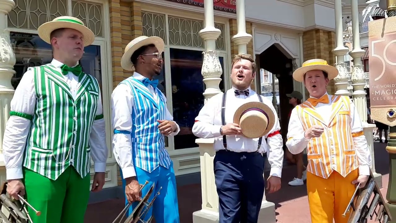 Singing with the Dapper Dans of Disney World!!!