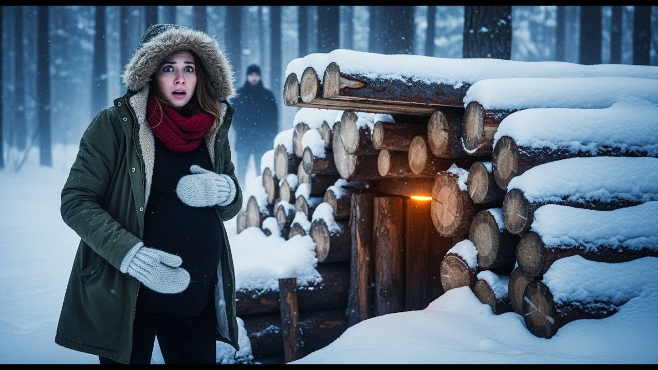 08 Months Pregnant and Homeless in Winter—She Dug a Secret Underground Modern Shelter Under a Snowy