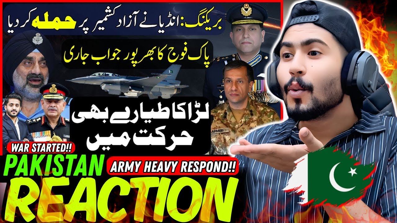 Reaction India Attacks Kashmir Leepa Sector | Pak Army and PAF Jets on High Alert | Usama Reaction