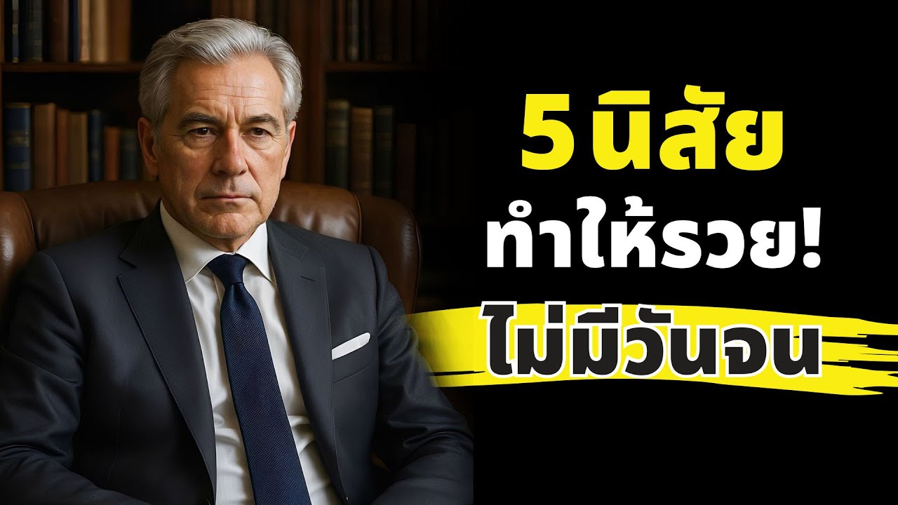 “5 นิสัยทำให้รวย ไม่มีวันจน | เปลี่ยนชีวิต สู่ความมั่งคั่ง”