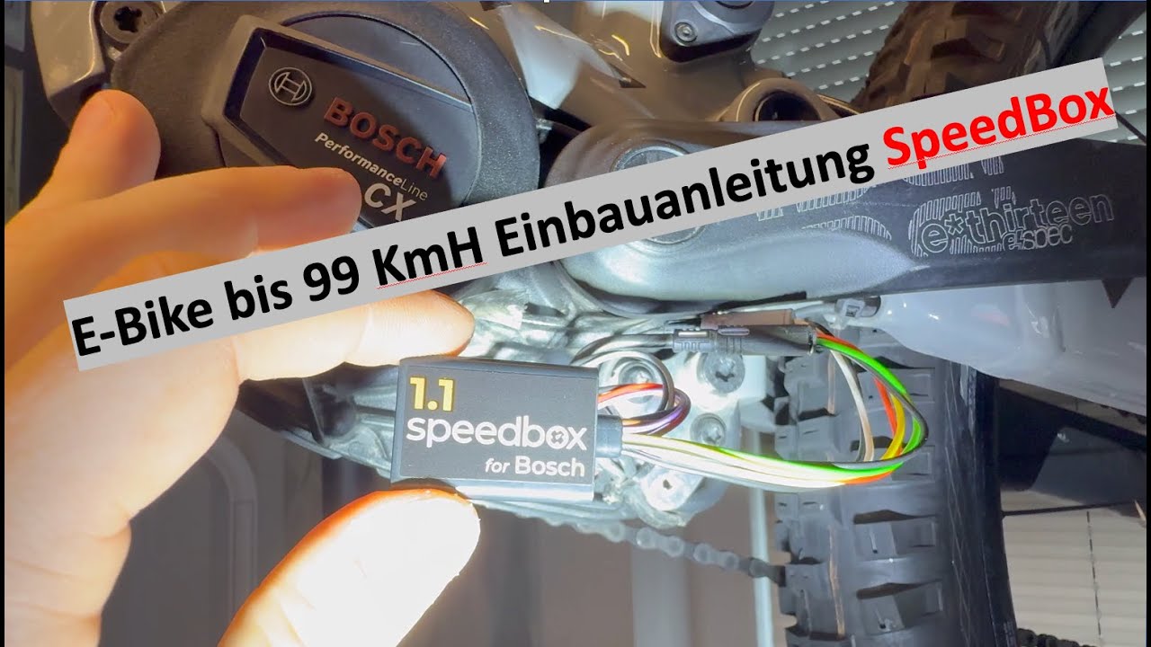 E-Bike Tuning Box 1.1/ 3.0 einbauen & aktivieren | Schritt-für-Schritt Anleitung für Bosch Motoren
