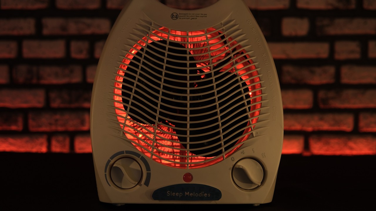 😴 Extra Deep Fan Heater Sound with 528 Hz Body & Mental Healing Frequency 🧘‍♂️ For Easy Sleep