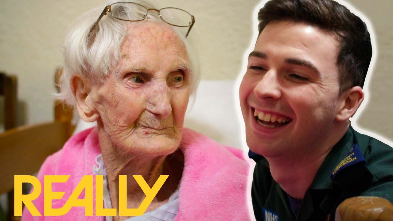 Confused 103-Year-Old Woman Melts Paramedics' Hearts | Ambulance