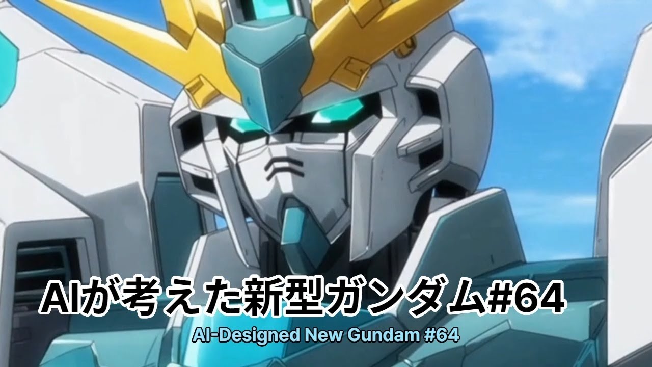 AIが考えた新型ガンダム＃64/AI-DesignedNew Gundam #64