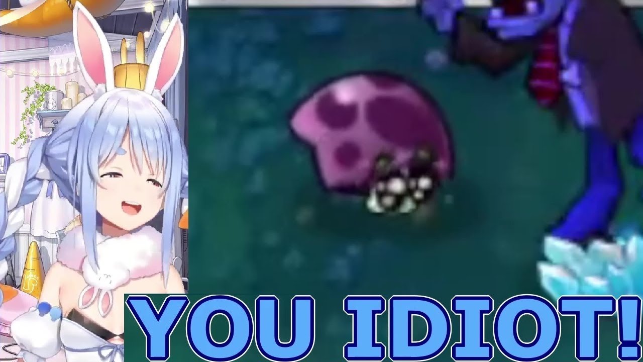 Pekora yells at Scaredy-shrooms for hiding from zombies (Plants vs Zombies)  [Hololive/Eng Sub]