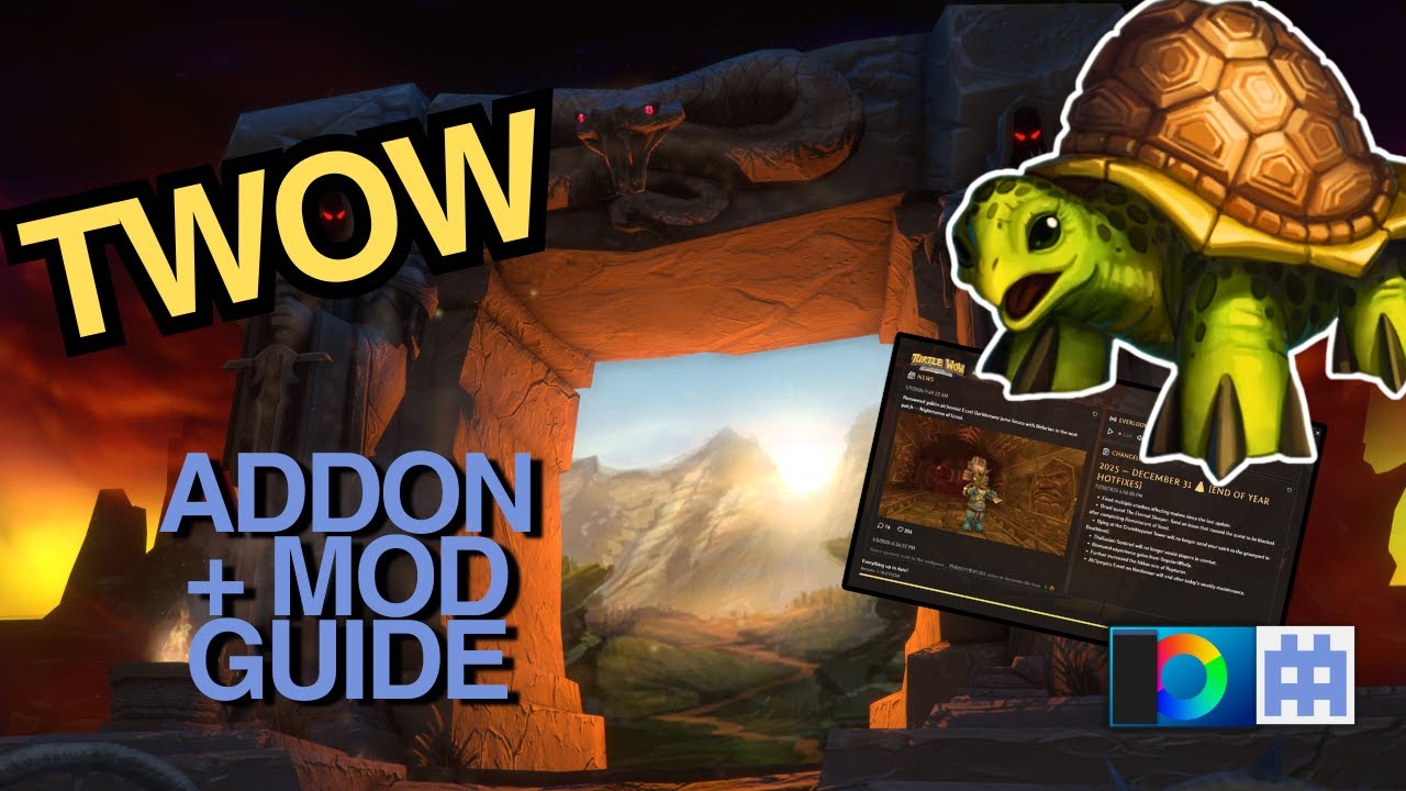 Turtle Wow Addons Guide - What Addons I Use + How to Install And More!