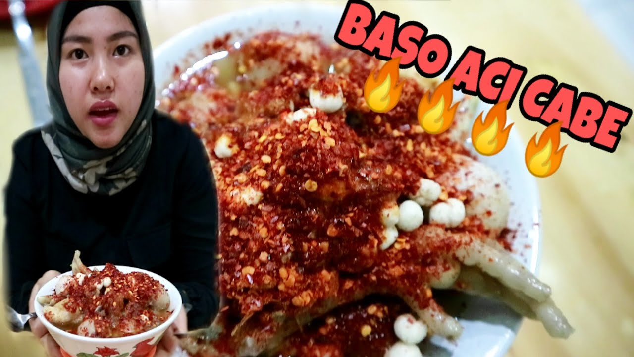 BEST!! BAKSO ACI BERLUMURAN CABE🔥🔥🔥