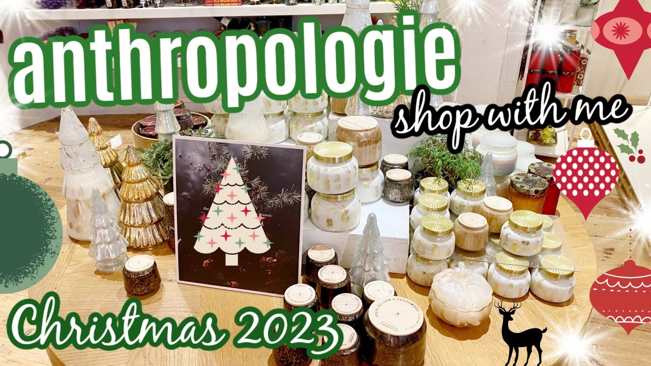 What's New at Anthropologie for Christmas 2023!  Anthropologie shop with me for Christmas 2023!