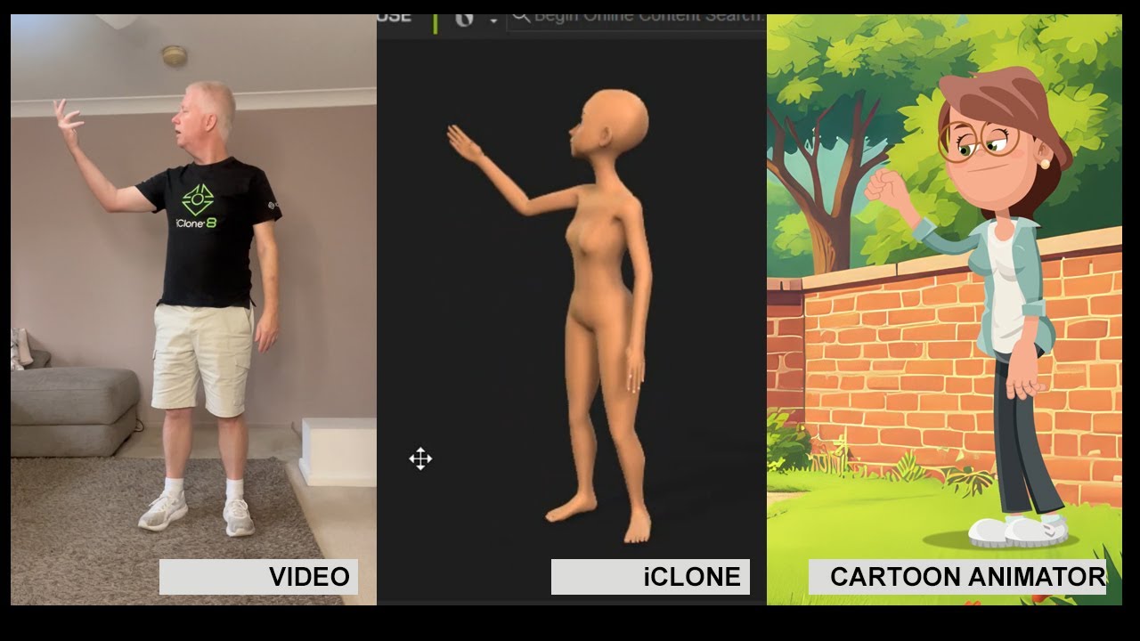 Make custom motions for Cartoon Animator easy!