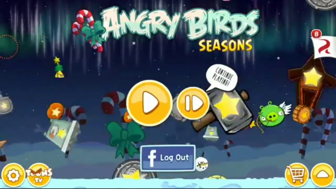 Angry Birds Seasons - Winter Wonderham (Newer Version) 2 Hours!