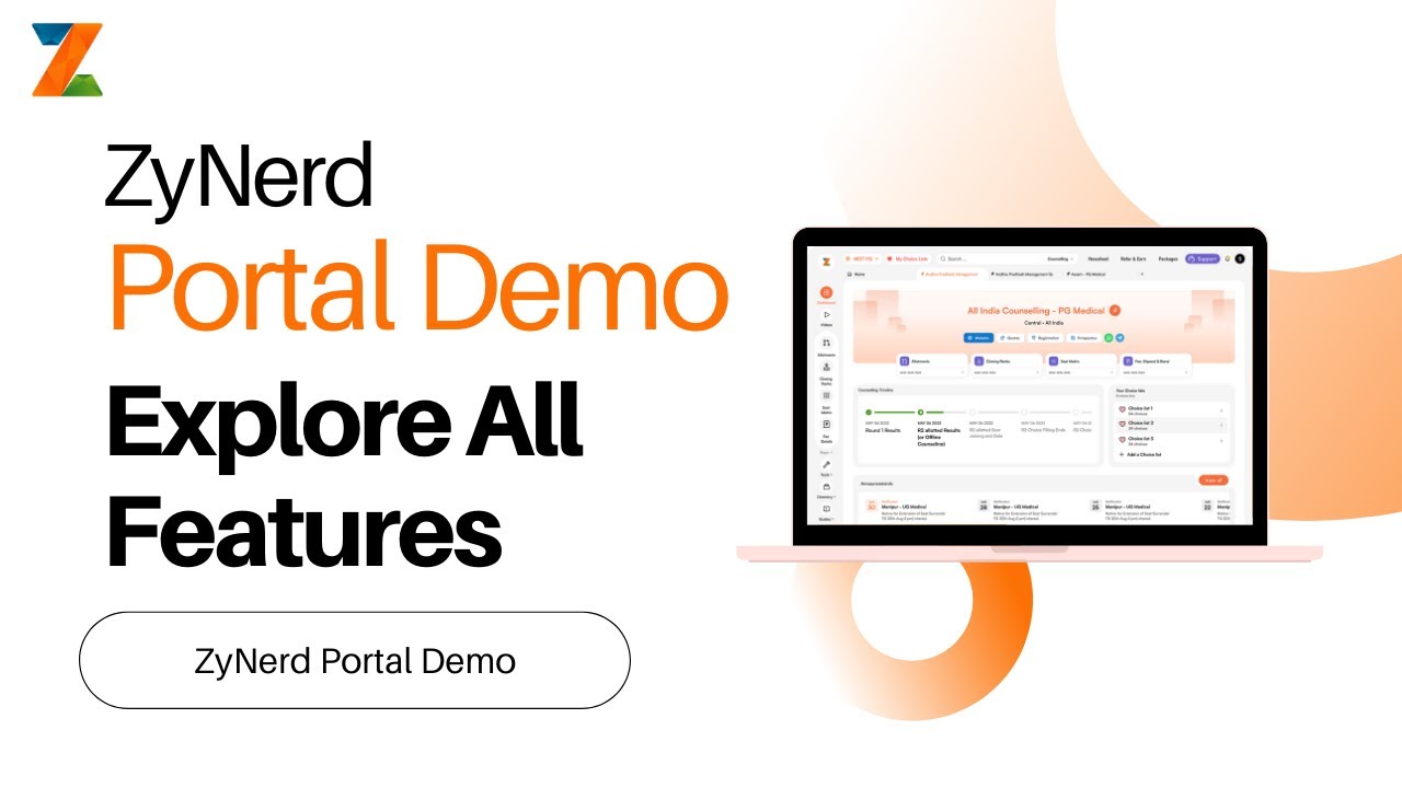 ZyNerd Portal Demo – Explore All Features