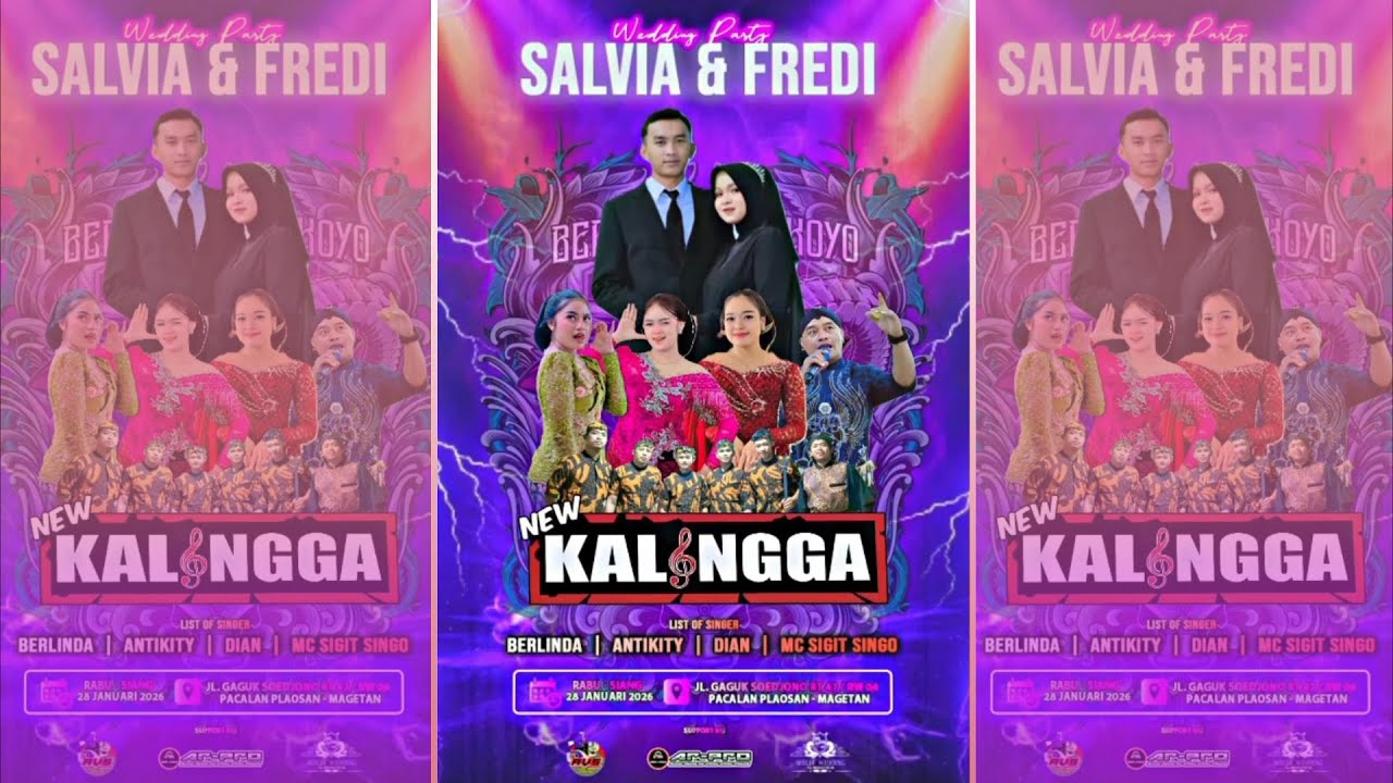 live ✨ KALINGGA Musik 🎼🎺 Pernikahan Salvia 💖 Fredi **  SHELIA Wedding  ** AVS MULTIMEDIA