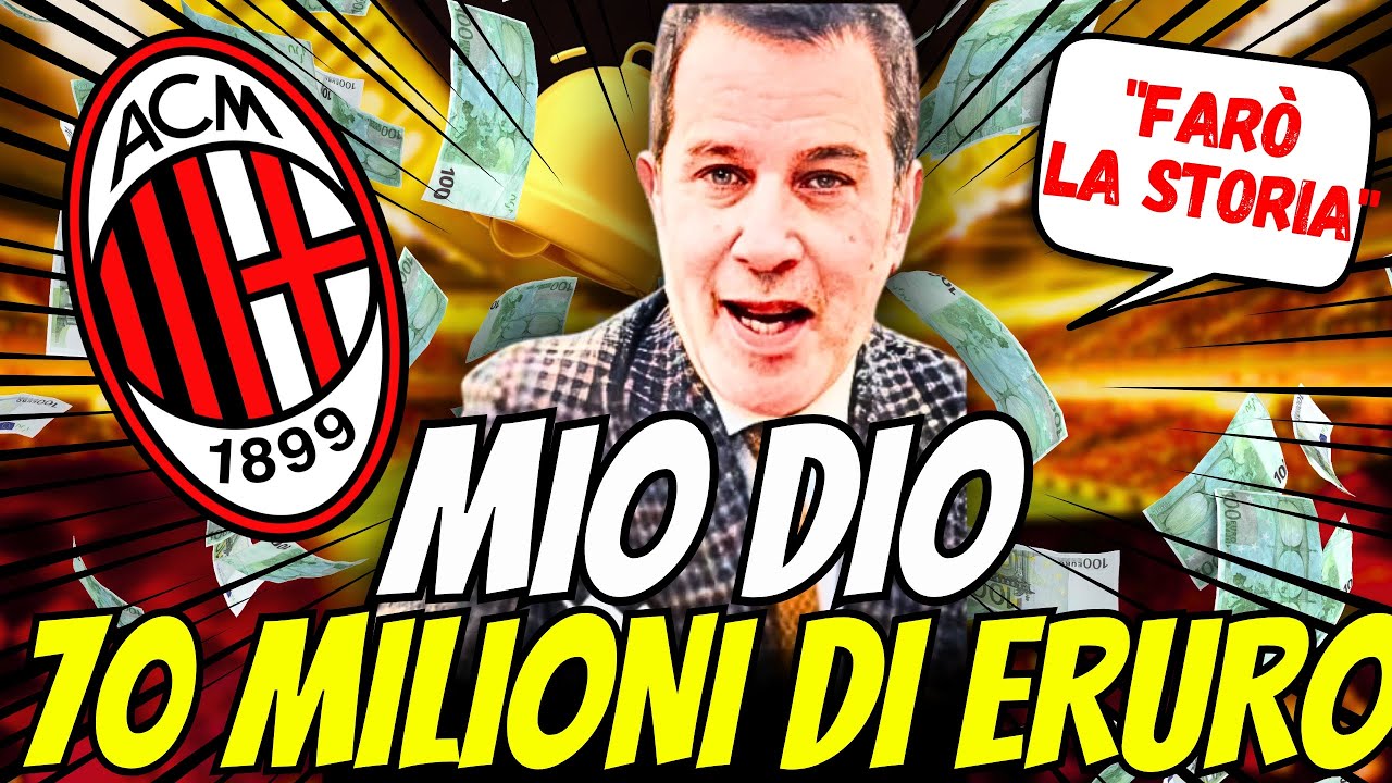 ULTIM’ORA DA MILANO! SCOPPIA LA BOMBA IN CASA MILAN! NOTIZIE SHOCK!