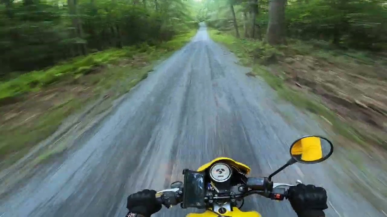 First off road with Mimosa (2003 Buell Blast)