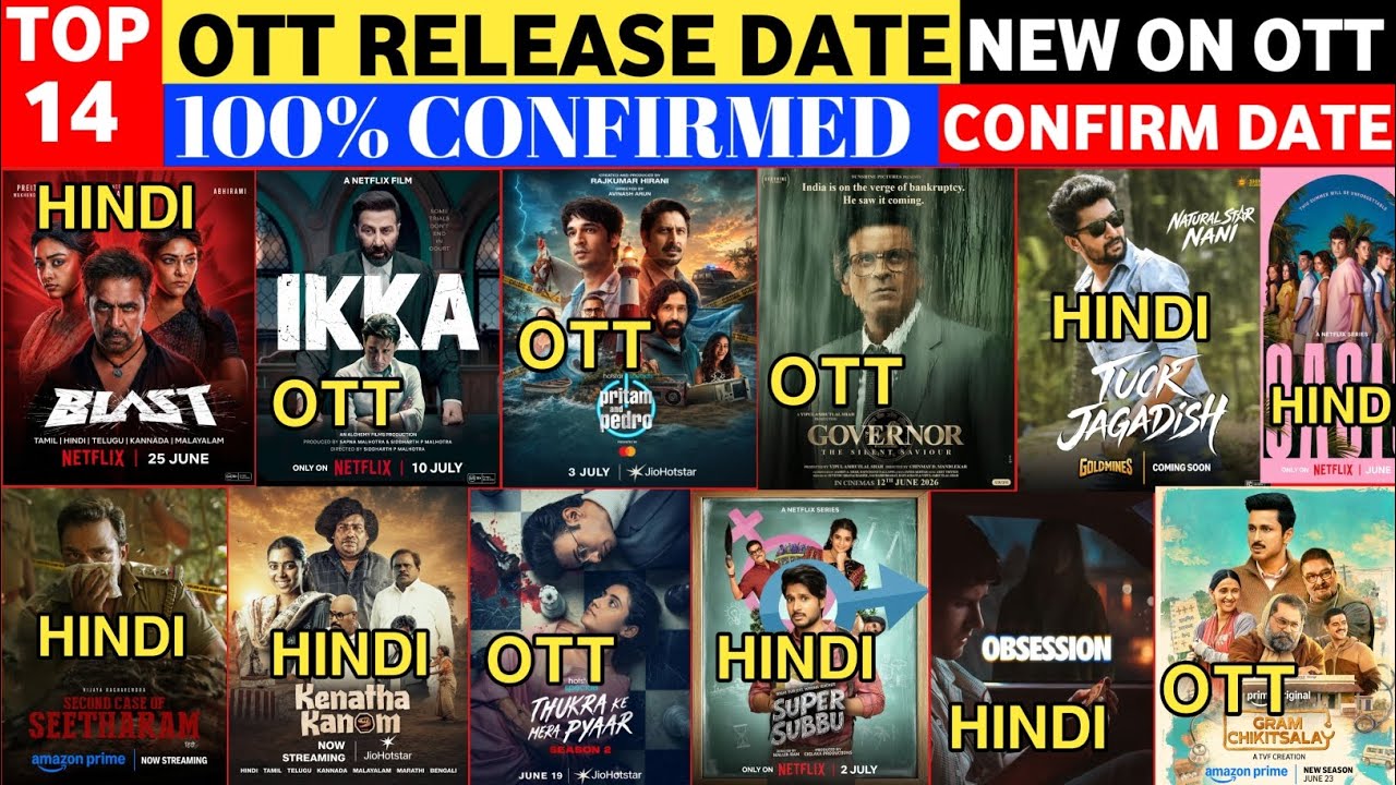 OTT Movie Releases | Blast Hindi Dubbed OTT | Obsession Hindi Dubbed OTT Confirmed @Netflix