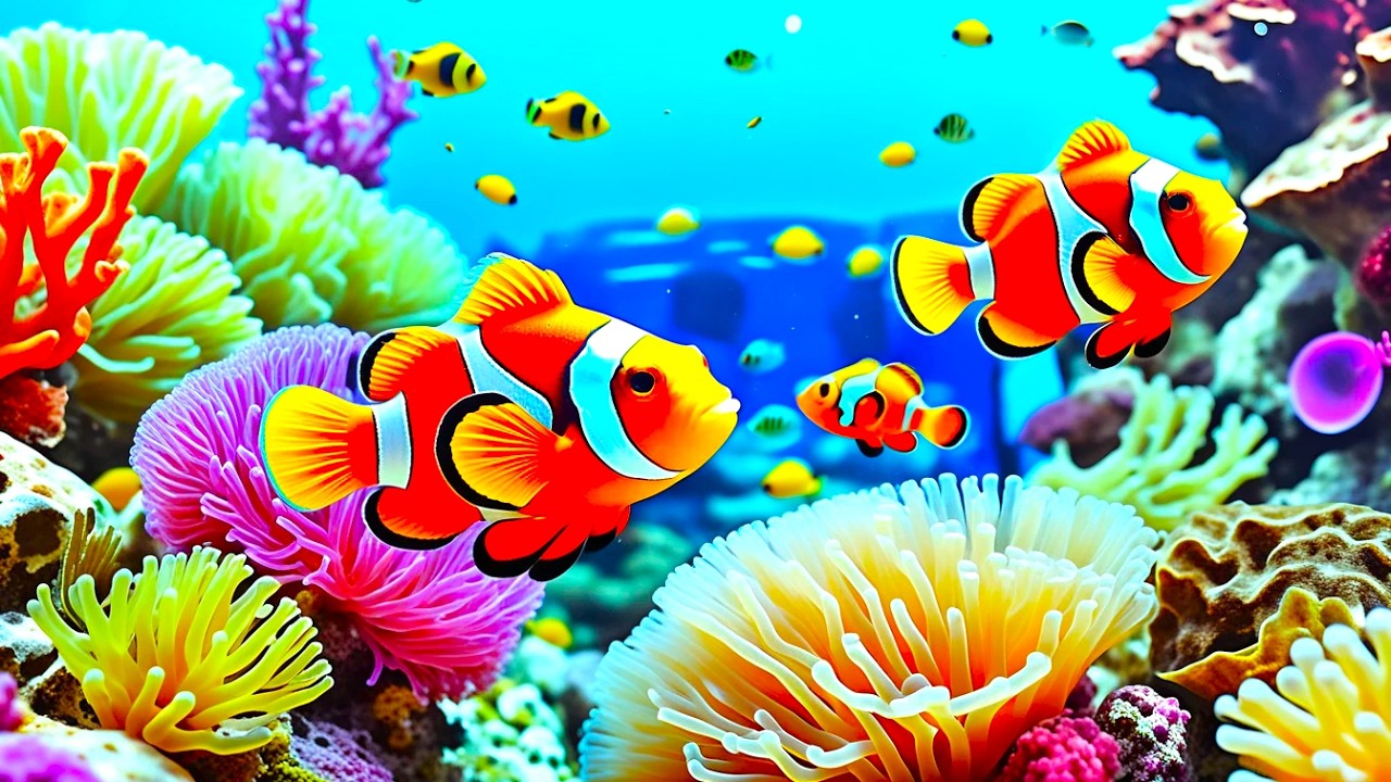 The Best 4K Aquarium - Explore the Stunning World of Sea Jellyfish and Beautiful Coral Reef Fish. #8