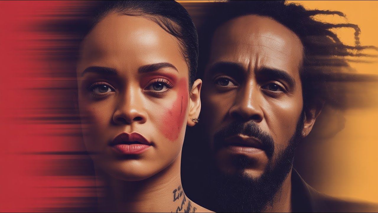 Rihanna ft.  Damian Marley - Heartbreak Rhythm (Lyrics Video)