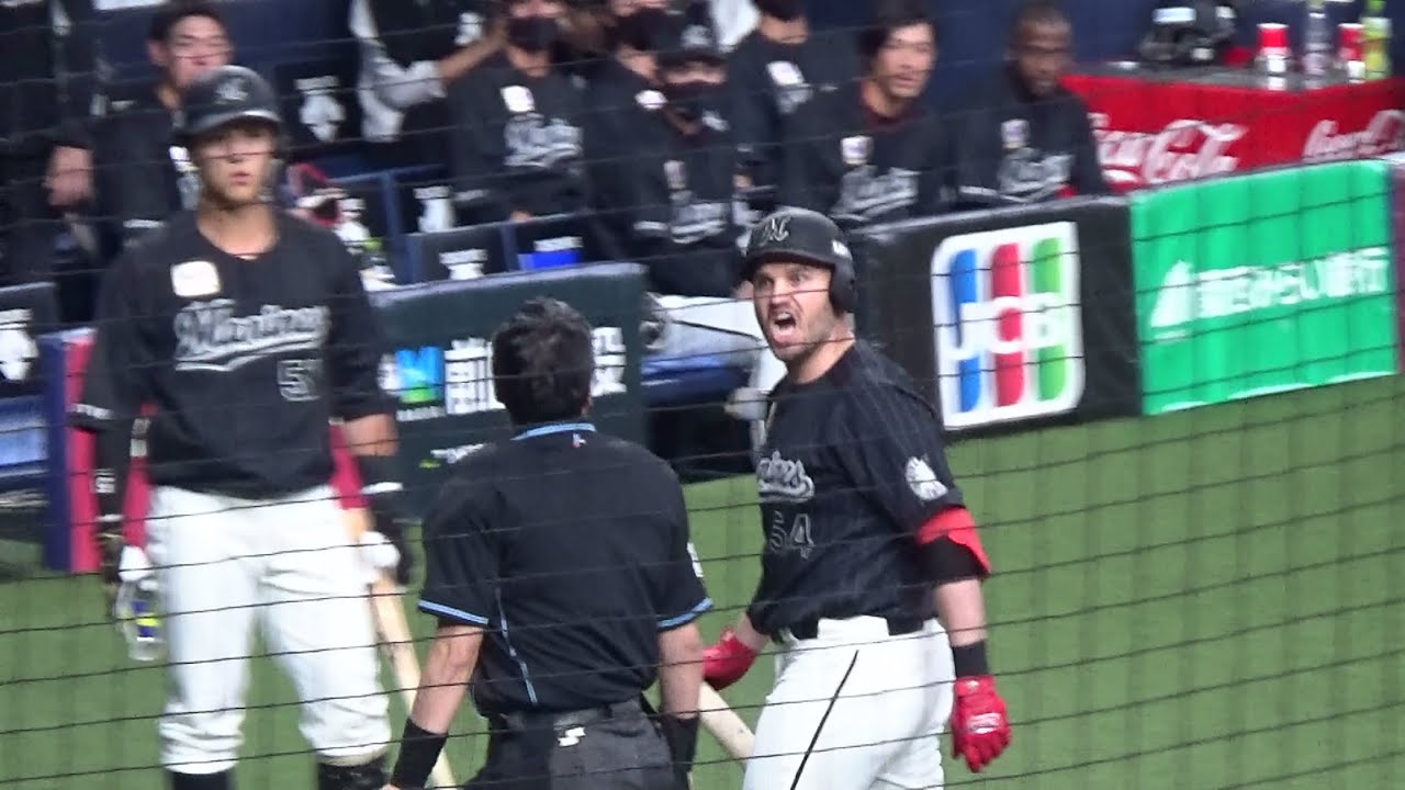 【現地映像】「（球審の白井です。）レアード選手を暴言で退場といたします。」【2022.5.15 オリックス vs 千葉ロッテ ９回戦　＠京セラドーム大阪】