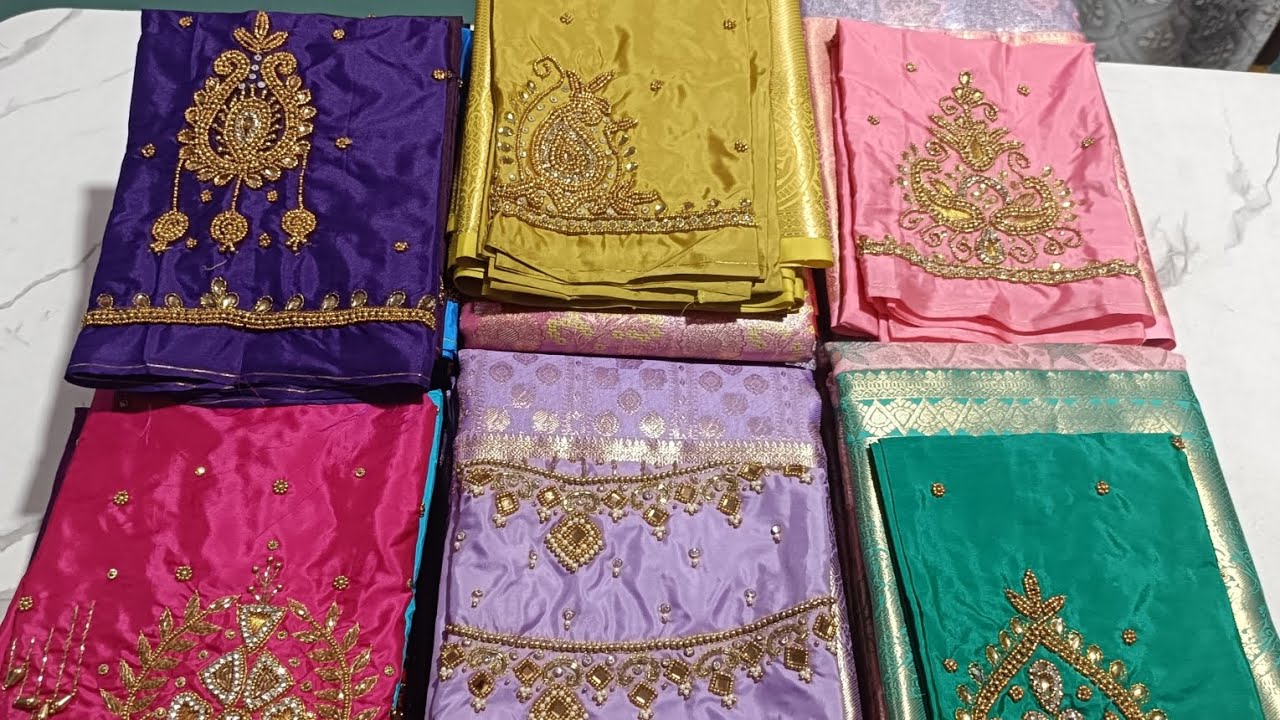 Ugaadi and Ramzan offer sale || maggam work blouses|| ph:7569792314