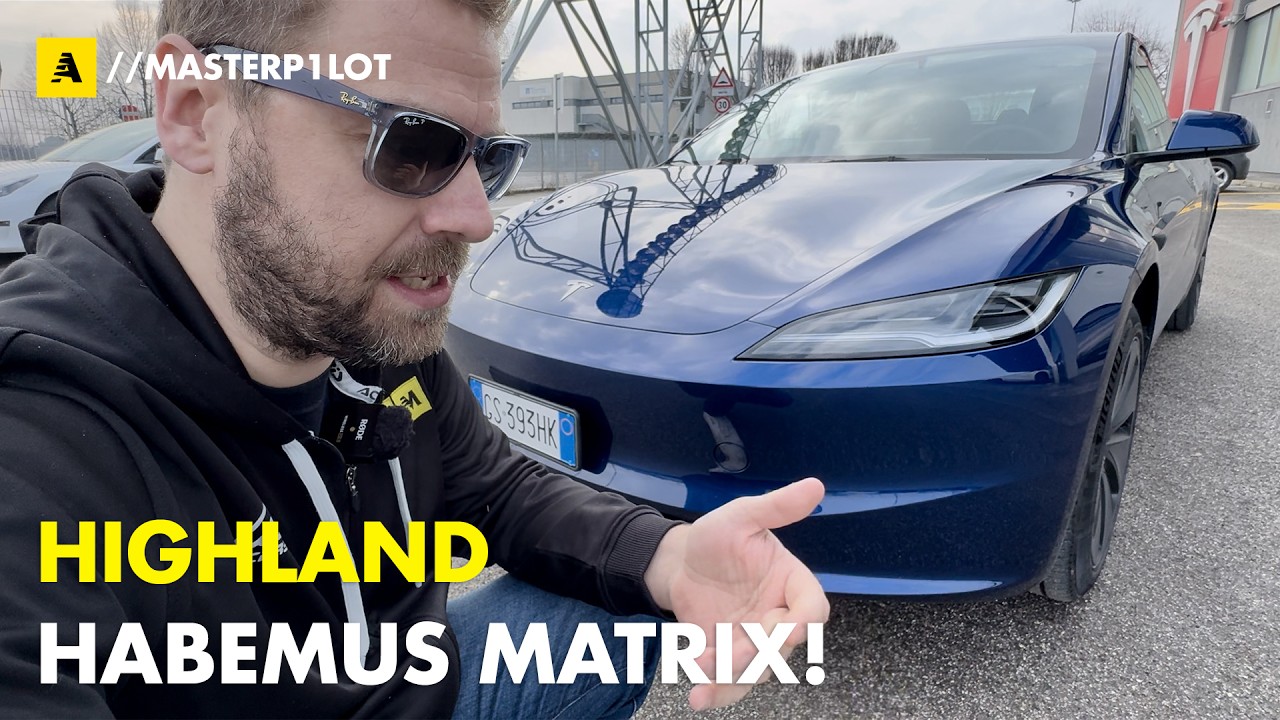 Tesla Model 3 HIGHLAND | Finalmente i FARI MATRIX LED! La prova su strada
