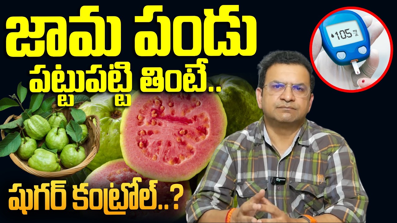 జామపండుపట్టుపట్టి తింటే.. షుగర్ కంట్రోల్..? | Guava Health Benefits In Telugu | Dr Movva Srinivas