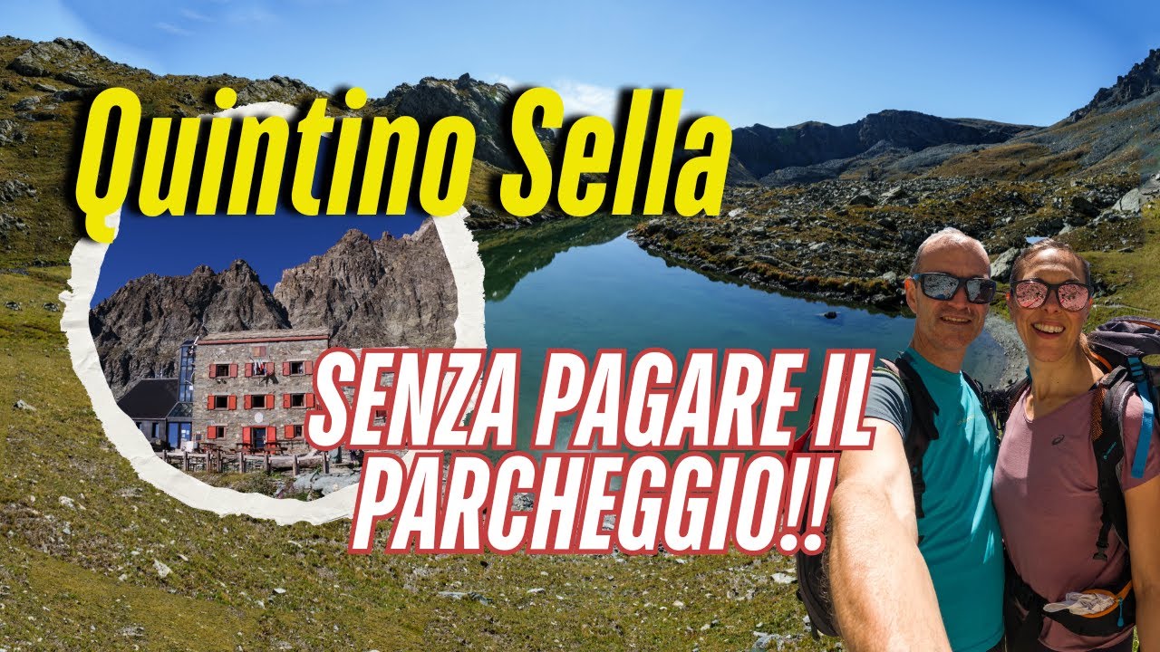 COSI NON PAGHI il PARCHEGGIO! Anello Rifugio QUINTINO SELLA al Monviso per il Rifugio ALPETTO