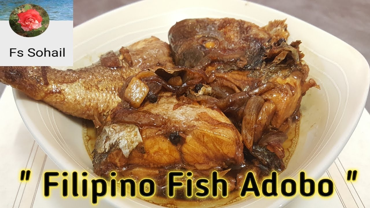 FISH ADOBO RECIPE  || ADOBONG ISDA || Quick & Easy Filipino Fish Recipe || Pakistani-Filipino Family