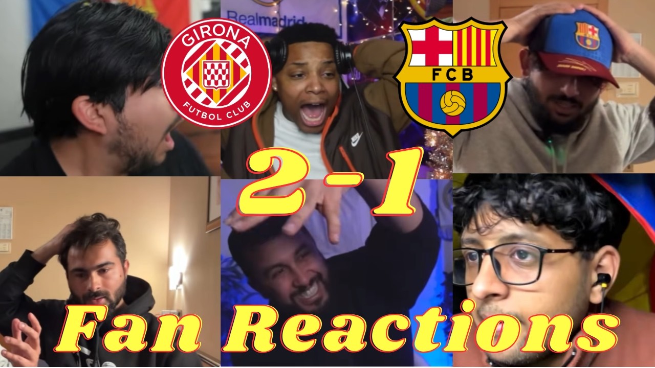 BARCELONA FAN REACTIONS 😱 86th Minute Girona Winner STUNS Barça!