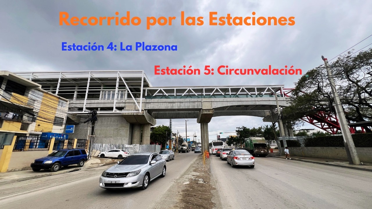 Recorrido por las Estaciones  Estación 4: La Plazona y Estación 5: Circunvalación del Monorriel Stgo
