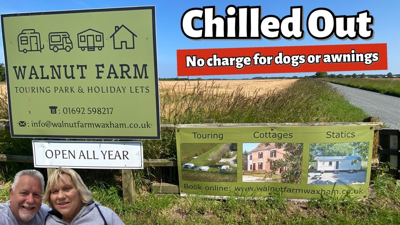 Crashed Car Rescue! & another fabulous Norfolk campsite!